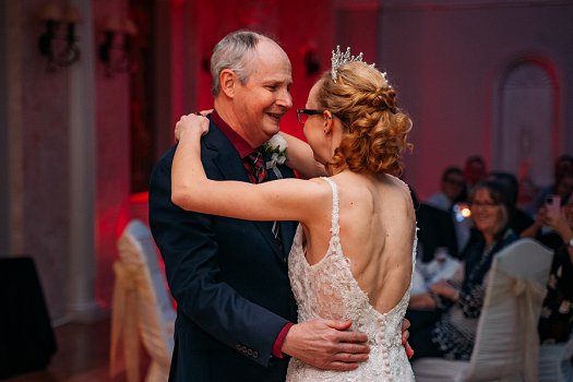 bride and father dance